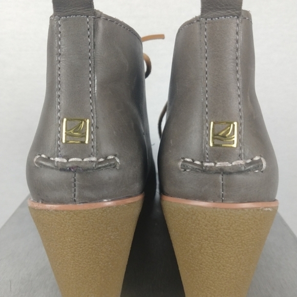 Sperry Harlow Burnished leather Wedge bootie - Picture 6 of 10